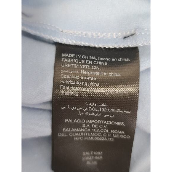 Bebe off-shoulder sheath dress Size XS Baby blue wedding guest love island theme - Picture 10 of 14